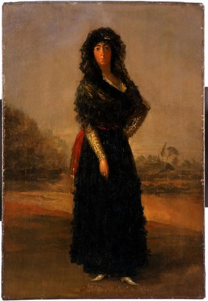 La duquesa de Alba, boceto - Francisco de Goya