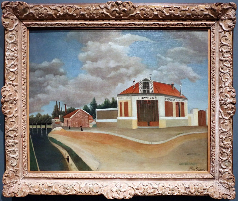 La Fábrica de sillas en Alfortville - Henri Rousseau