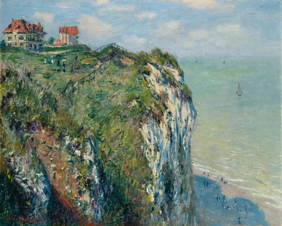 El Acantilado en Dieppe - Claude Monet