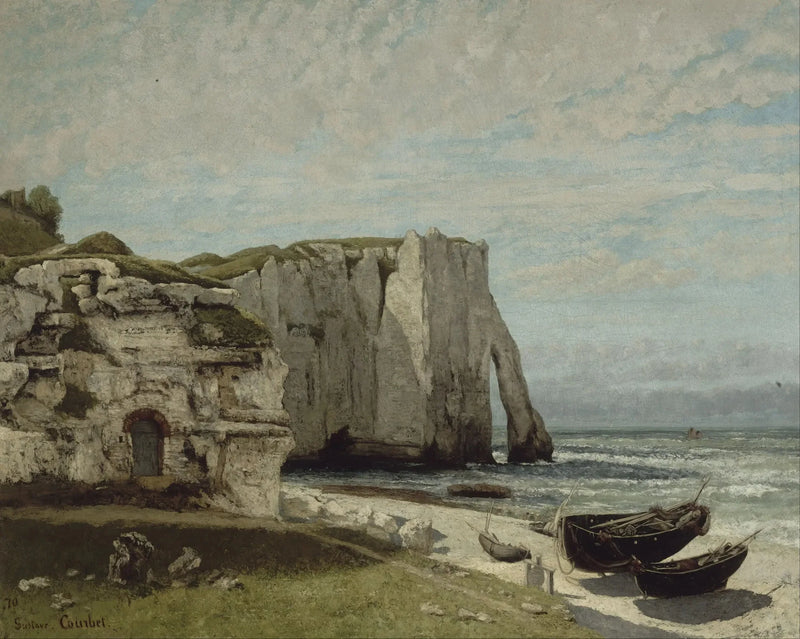 La Falaise de Étretat después de la tormenta - Gustave Courbet
