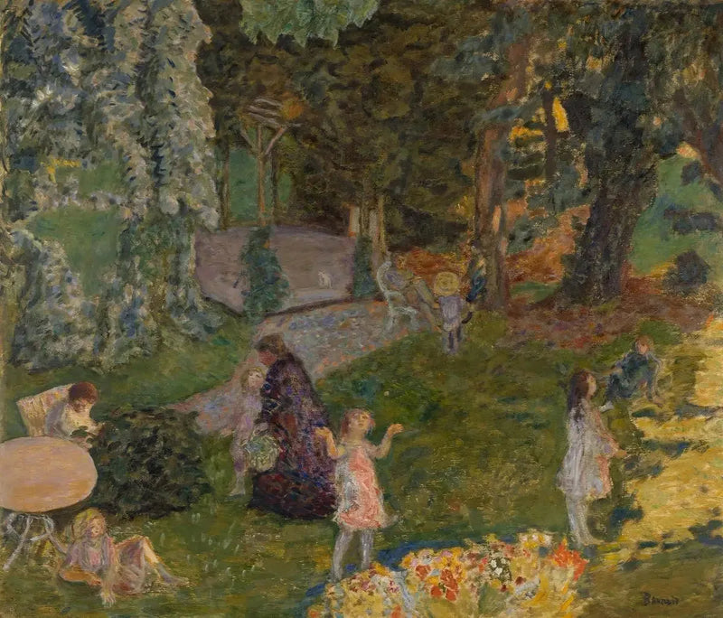 La Familia en el jardín. Grand Lemps - Pierre Bonnard