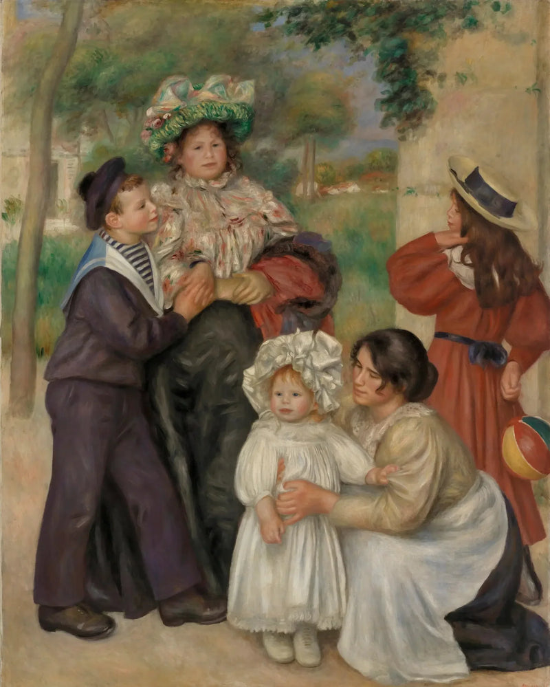 La familia del artista - Pierre-Auguste Renoir