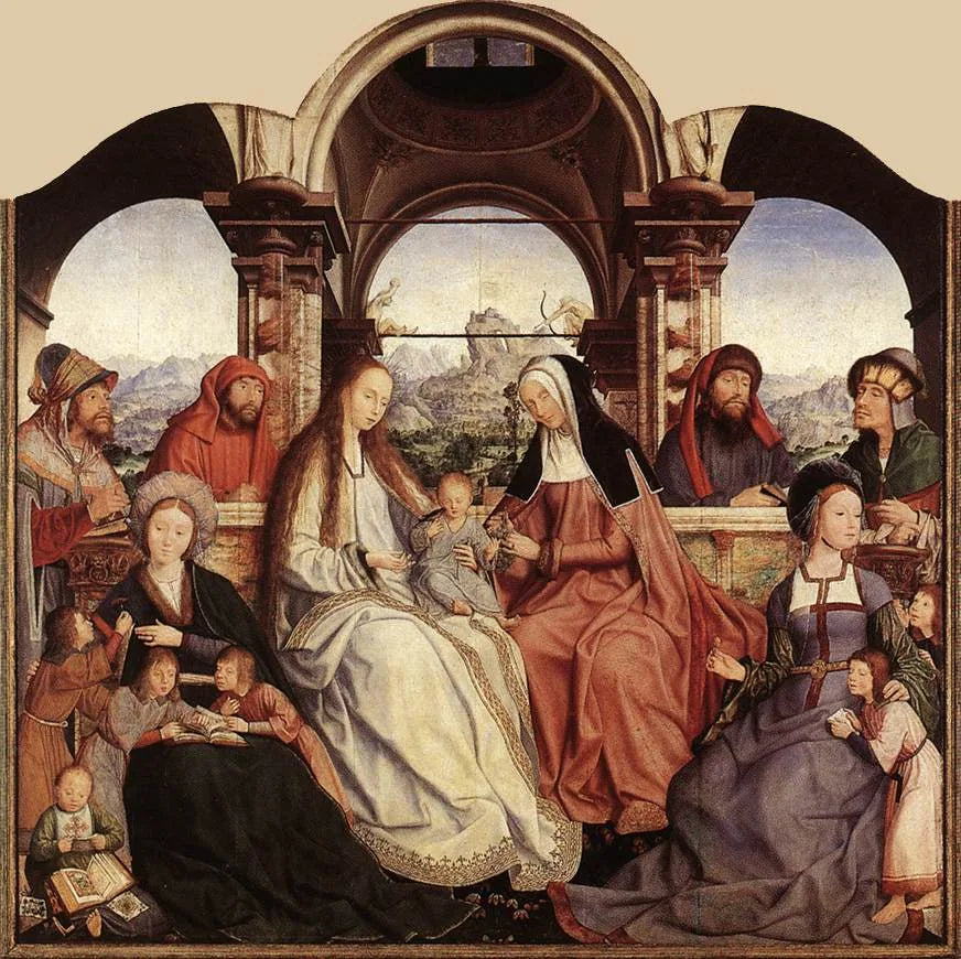 La Familia de Santa Ana - Quentin Metsys