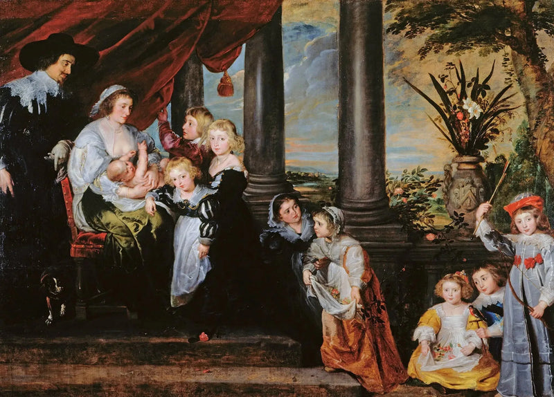 La familia de Sir Balthasar Gerbier - Peter Paul Rubens