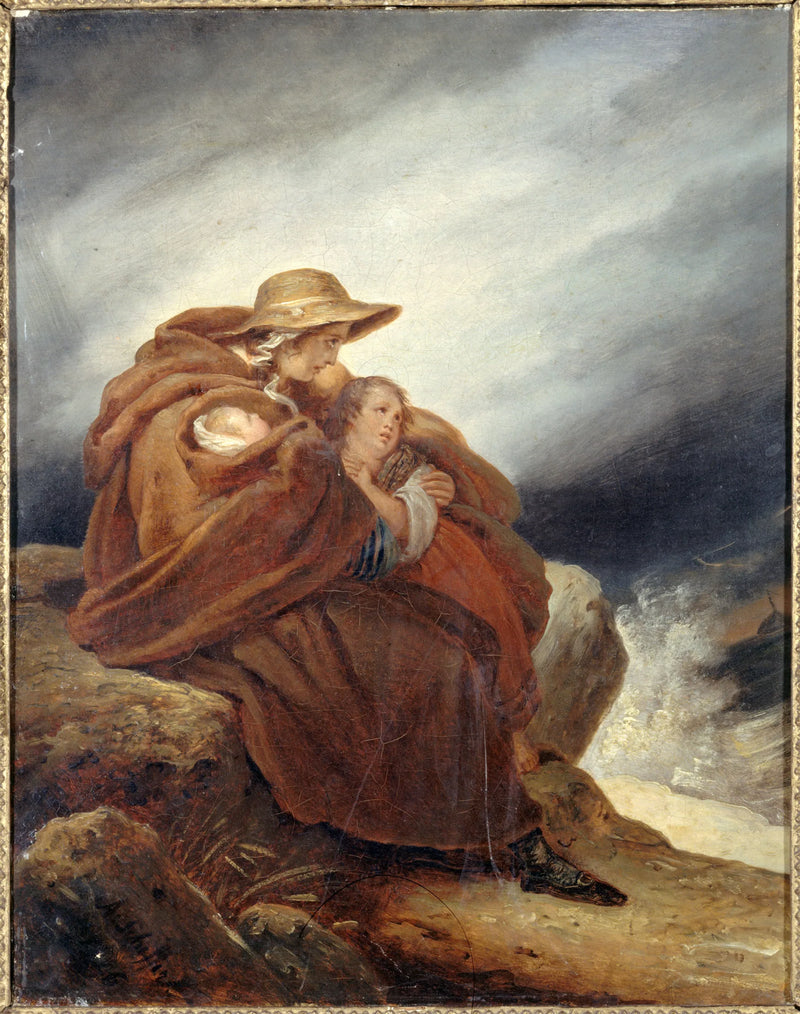 La familia del marinero - Ary Scheffer