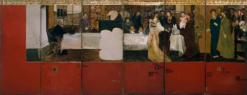 La familia Epps (biombo) - Lawrence Alma-Tadema