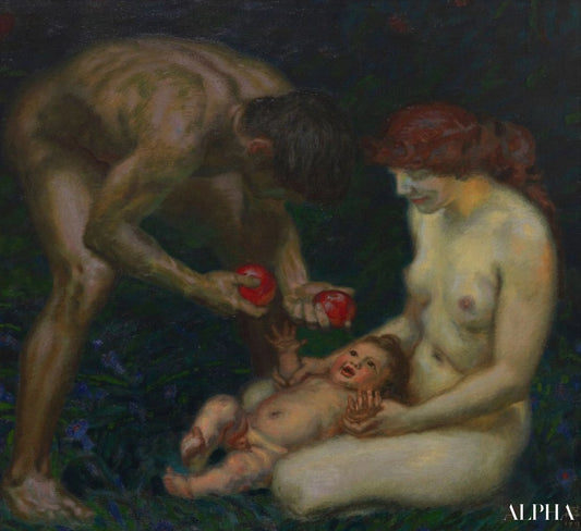 La Famille - Franz Von Stuck Reproductions de tableaux à la peinture à l’huile