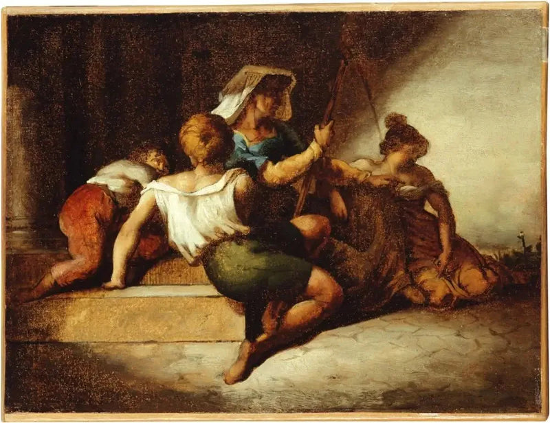 La familia italiana - Théodore Géricault