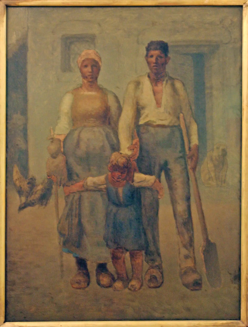 La familia campesina - Jean-François Millet