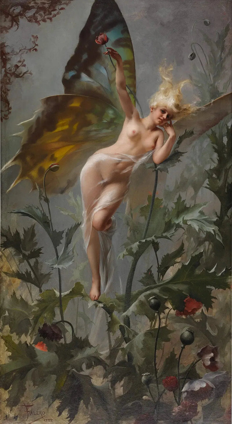 La Hada del Amapola - Luis Ricardo Falero