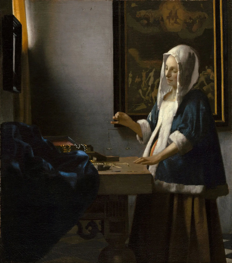La Mujer con la balanza - Johannes Vermeer