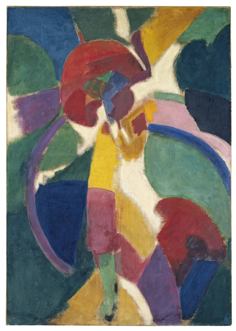 La mujer con el parasol - Robert Delaunay