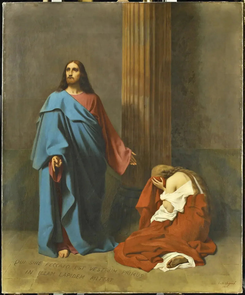 La mujer adúltera - Émile Signol