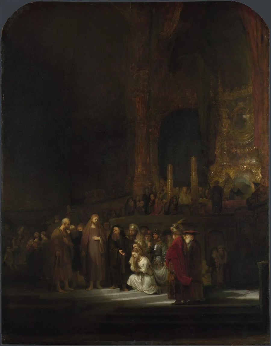 La mujer adúltera - Rembrandt