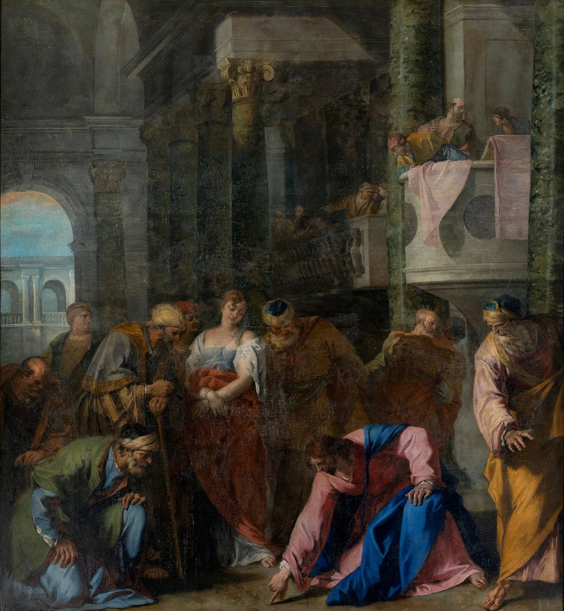 La mujer adúltera - Sebastiano Ricci