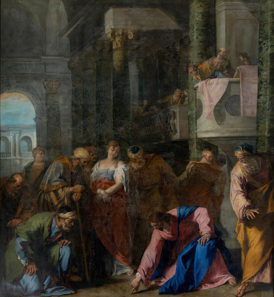 La mujer adúltera - Sebastiano Ricci