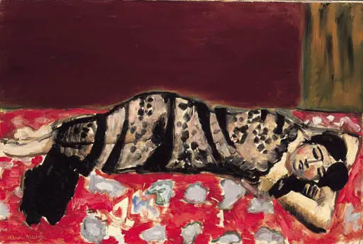 La Mujer en el diván - Henri Matisse