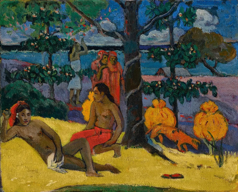La Mujer con mangos II - Paul Gauguin