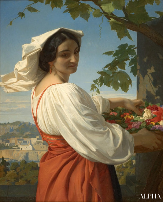La femme connue sous le nom de « Chiarrucia » - Alexandre Cabanel Reproductions de tableaux à la peinture à l’huile