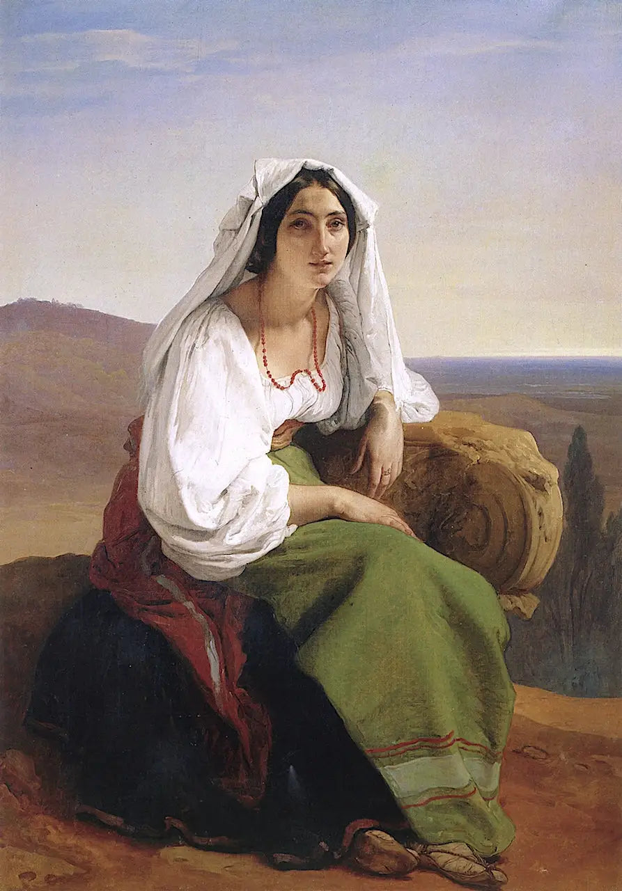 La mujer de Ciociaria - Francesco Hayez