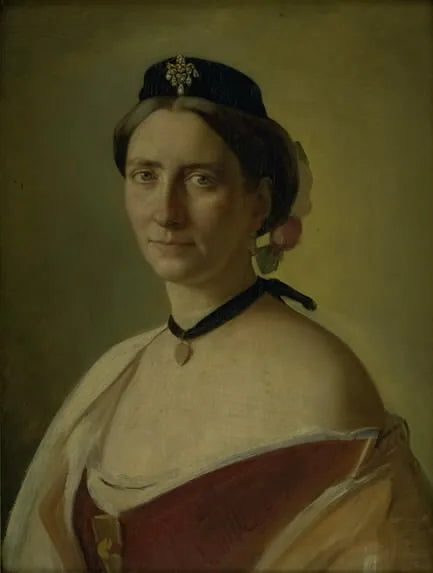 La mujer del artista, Alma Bloch, nacida Trepka - Carl Heinrich Bloch