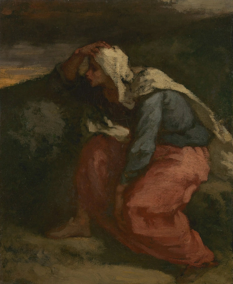 La mujer del pescador - Jean-François Millet