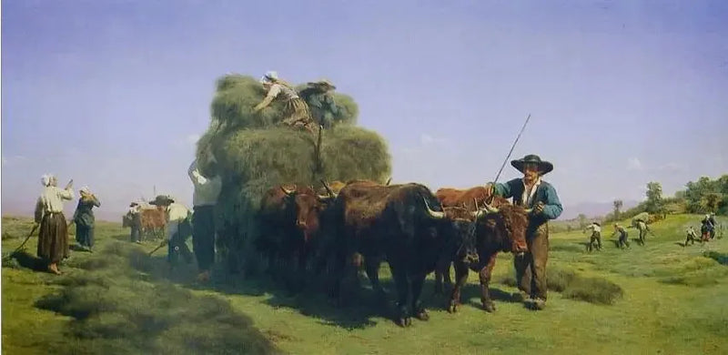 La Cosecha en Auvernia - Rosa Bonheur