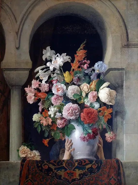 La ventana del harén - Francesco Hayez