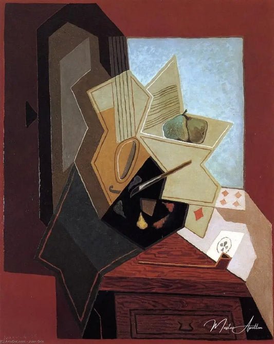 La fenêtre du peintre - Juan Gris - Reproductions de tableaux et peintures haut de gamme