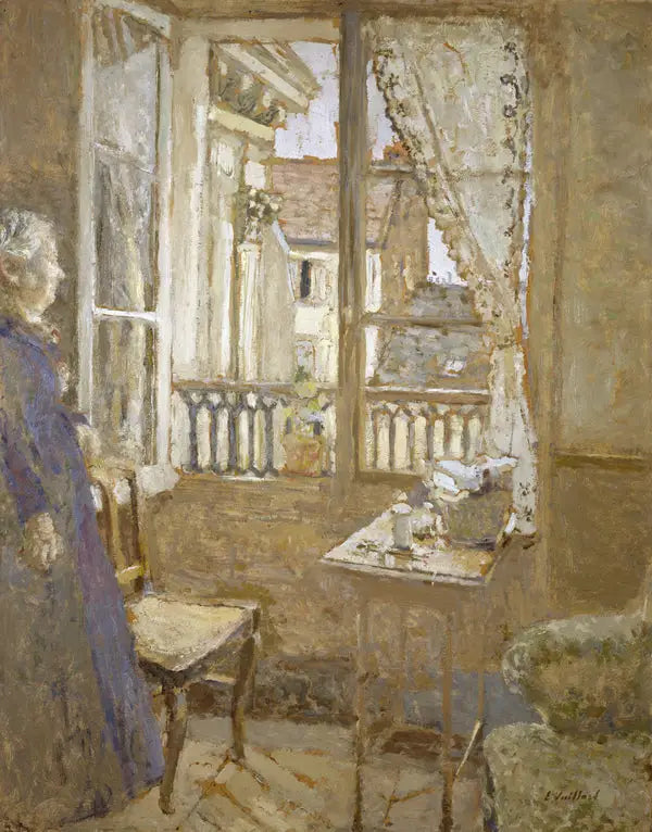 La Fenêtre ouverte - Édouard Vuillard - Alpha Reproduction