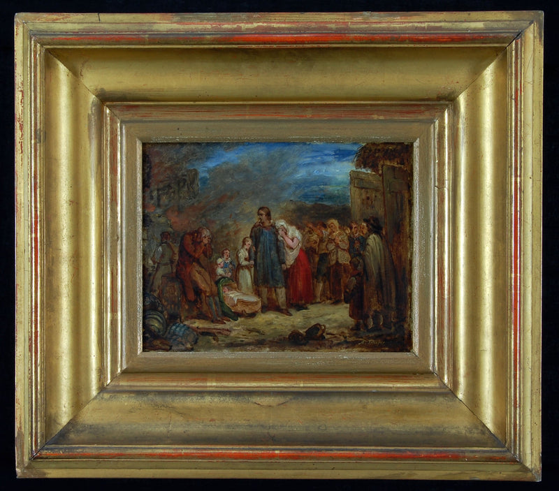 La granja quemada - Ary Scheffer