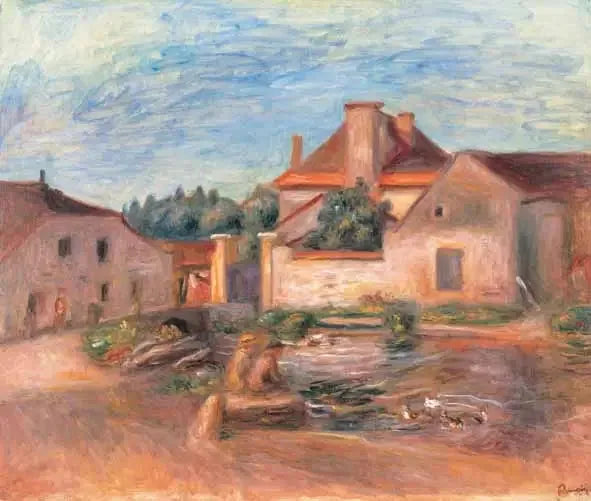 La Granja de Essoyes - Pierre-Auguste Renoir