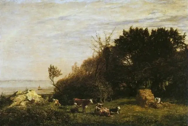 La Granja de Saint-Siméon, alrededores de Honfleur - Eugène Boudin