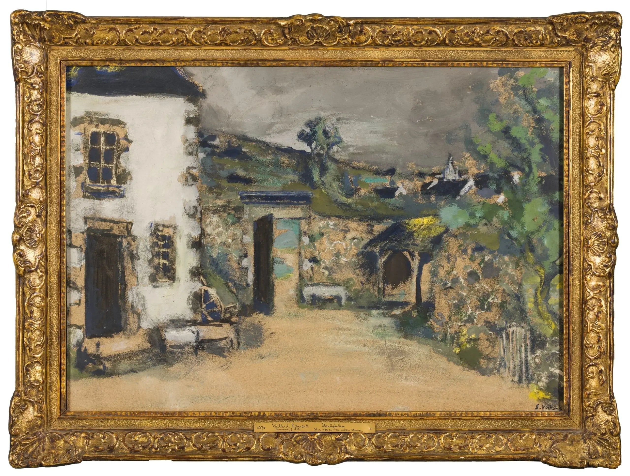 La Ferme - Édouard Vuillard image 1 copie peinte à la main à l’huile