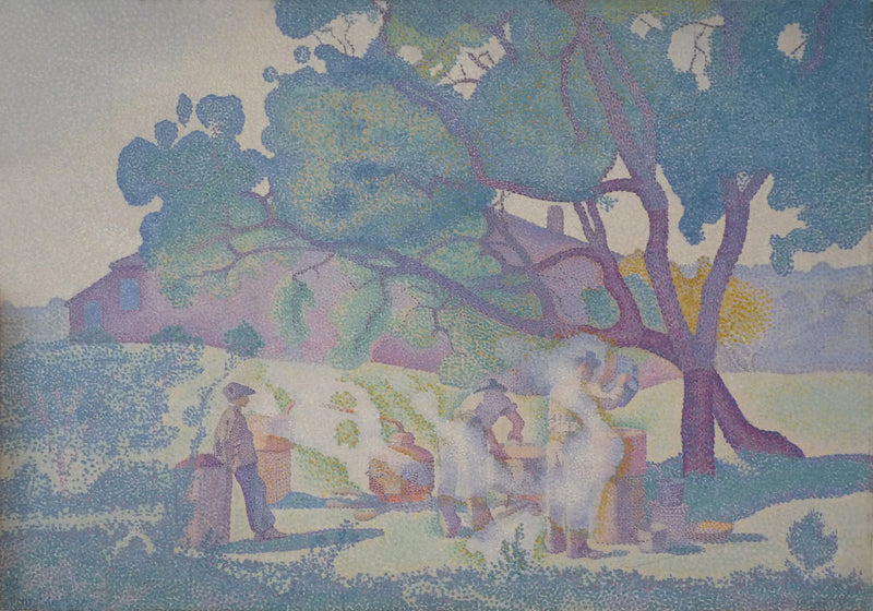 La Granja, mañana - Henri-Edmond Cross