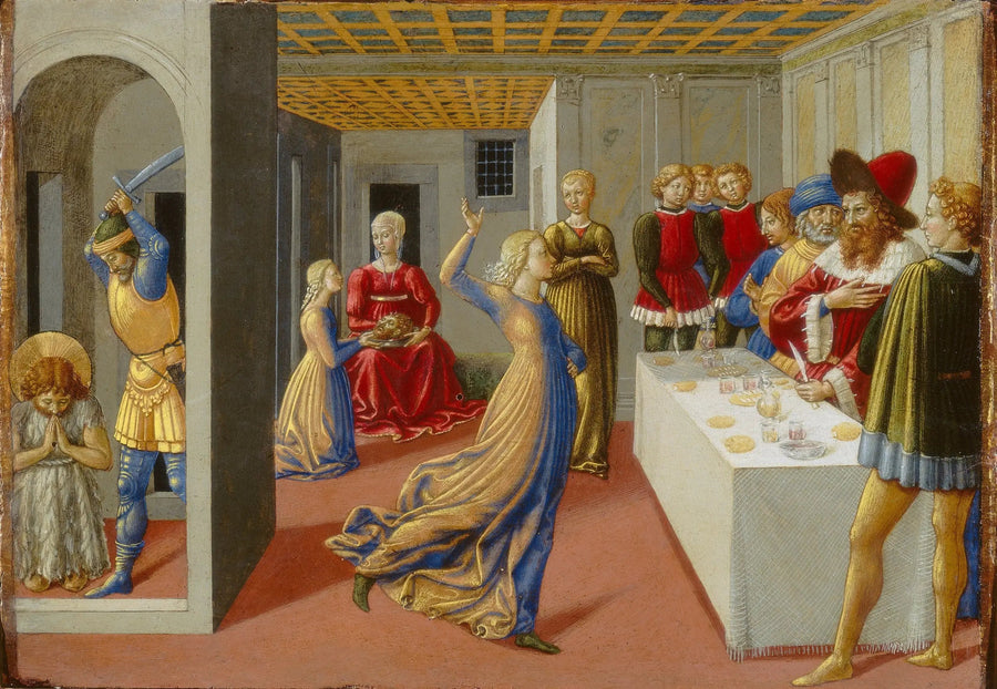 La fiesta de Herodes y la decapitación de san Juan Bautista - Benozzo Gozzoli