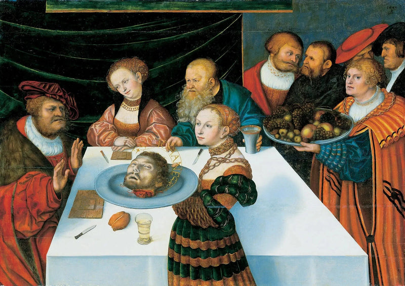 La fiesta de Herodes - Lucas Cranach el Viejo