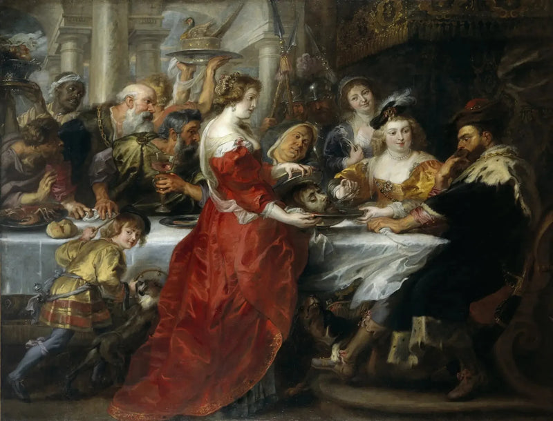 La fiesta de Herodes - Peter Paul Rubens