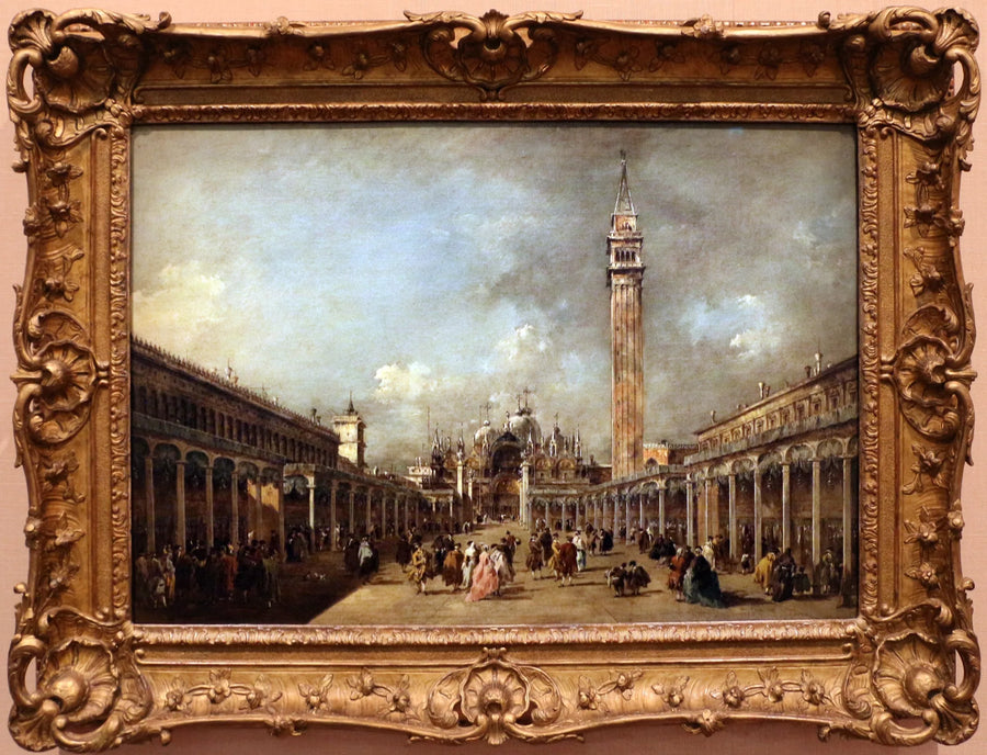 La fiesta de la Ascensión en la Plaza de San Marcos - Francesco Guardi