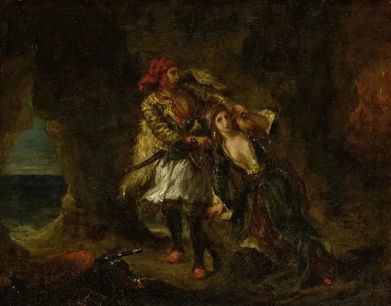 La Novia de Abidos - Eugène Delacroix