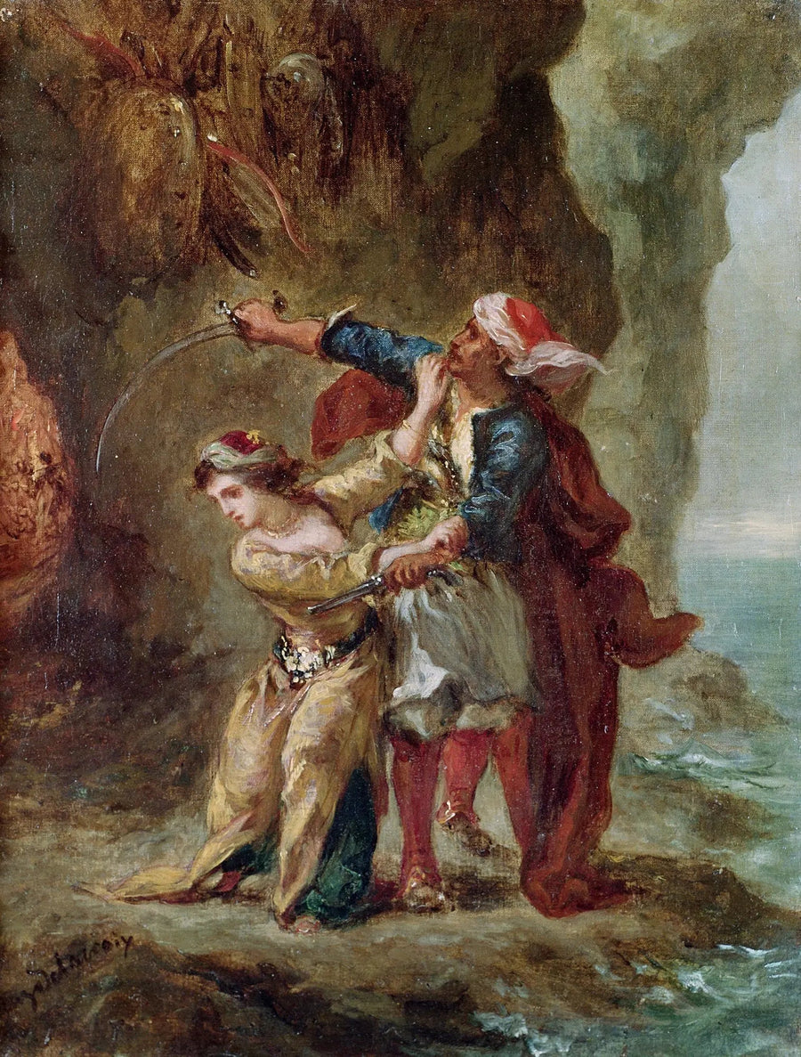 La Novia de Abidos - Eugène Delacroix