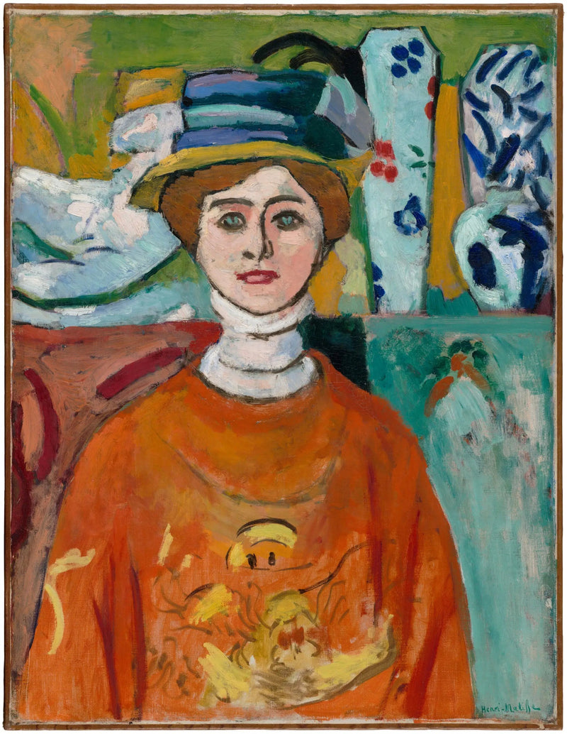 La Chica de los ojos verdes - Henri Matisse