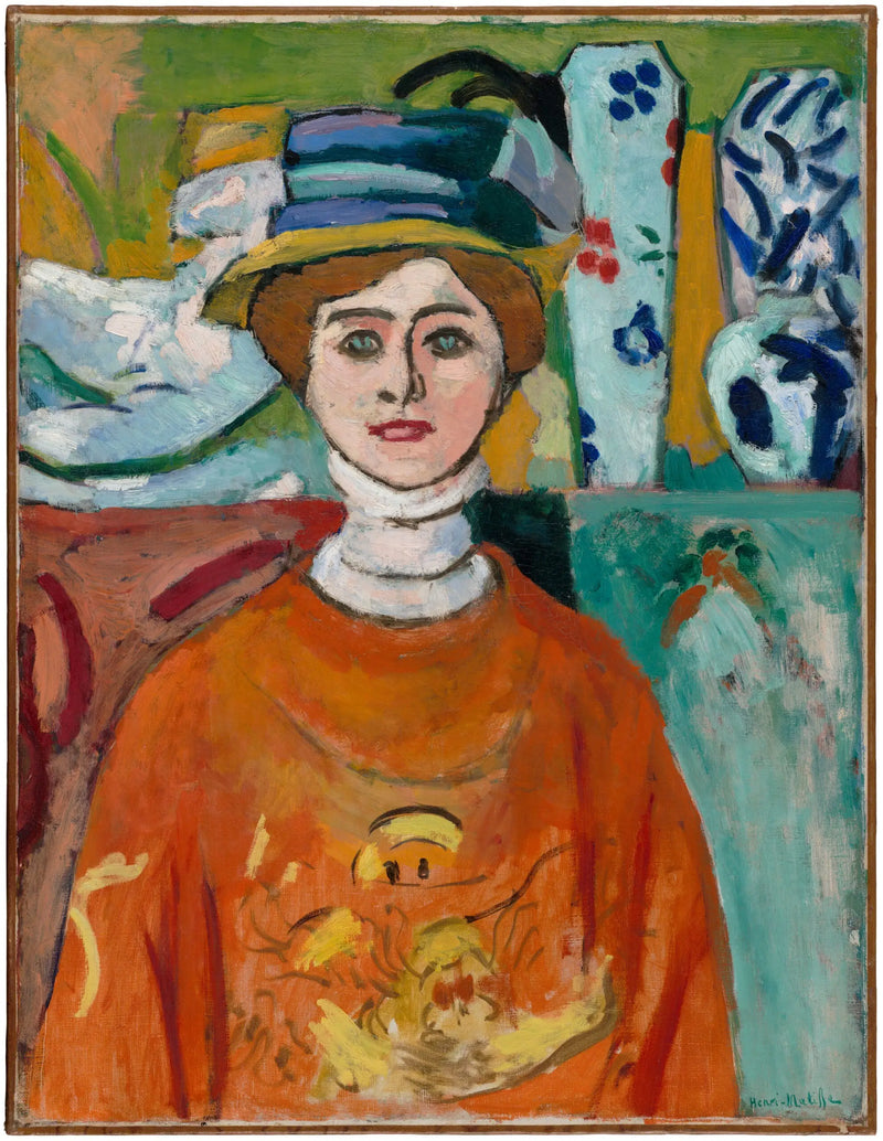 La Chica de los ojos verdes - Henri Matisse
