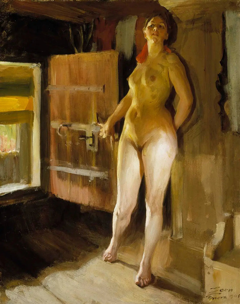 La chica en la sauna - Anders Zorn