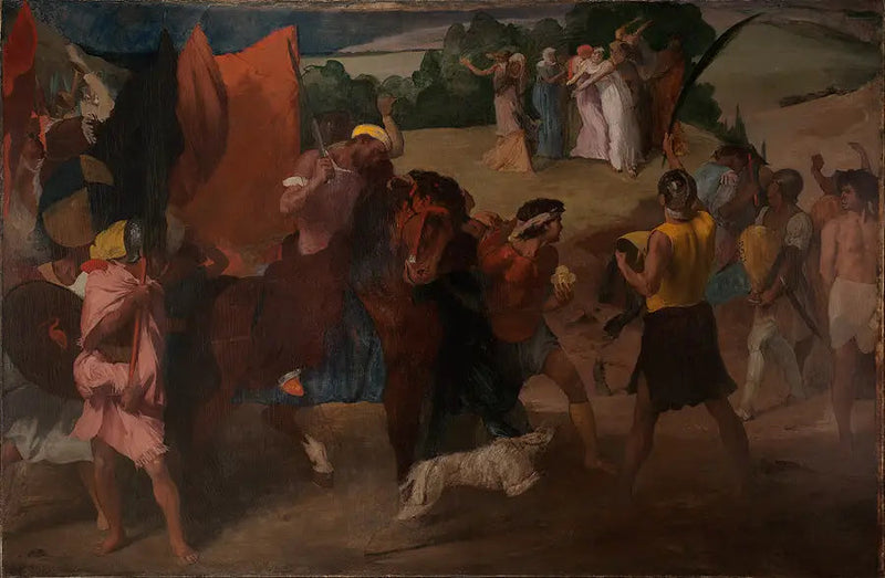 La hija de Jephté - Edgar Degas