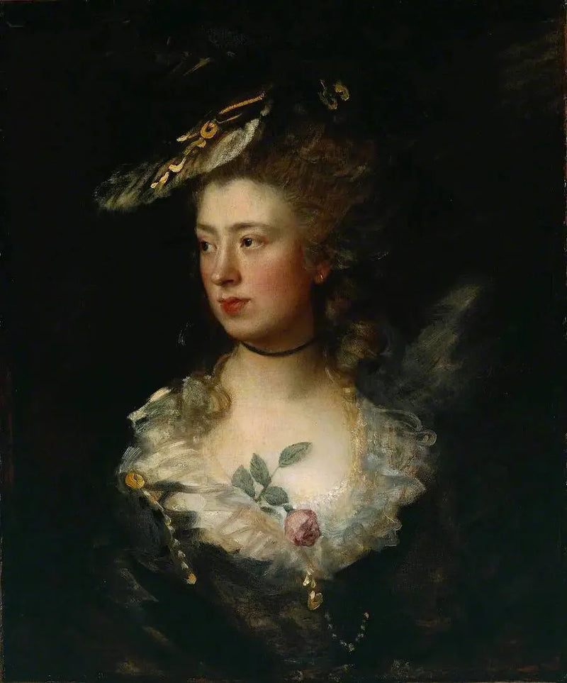 La hija del artista, Marie - Thomas Gainsborough