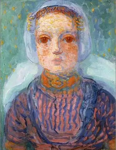 La niña de Zélande - Piet Mondrian