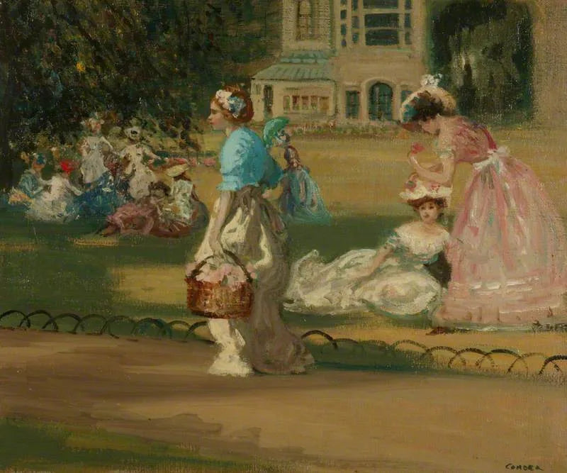 La hija del jardinero - Charles Conder