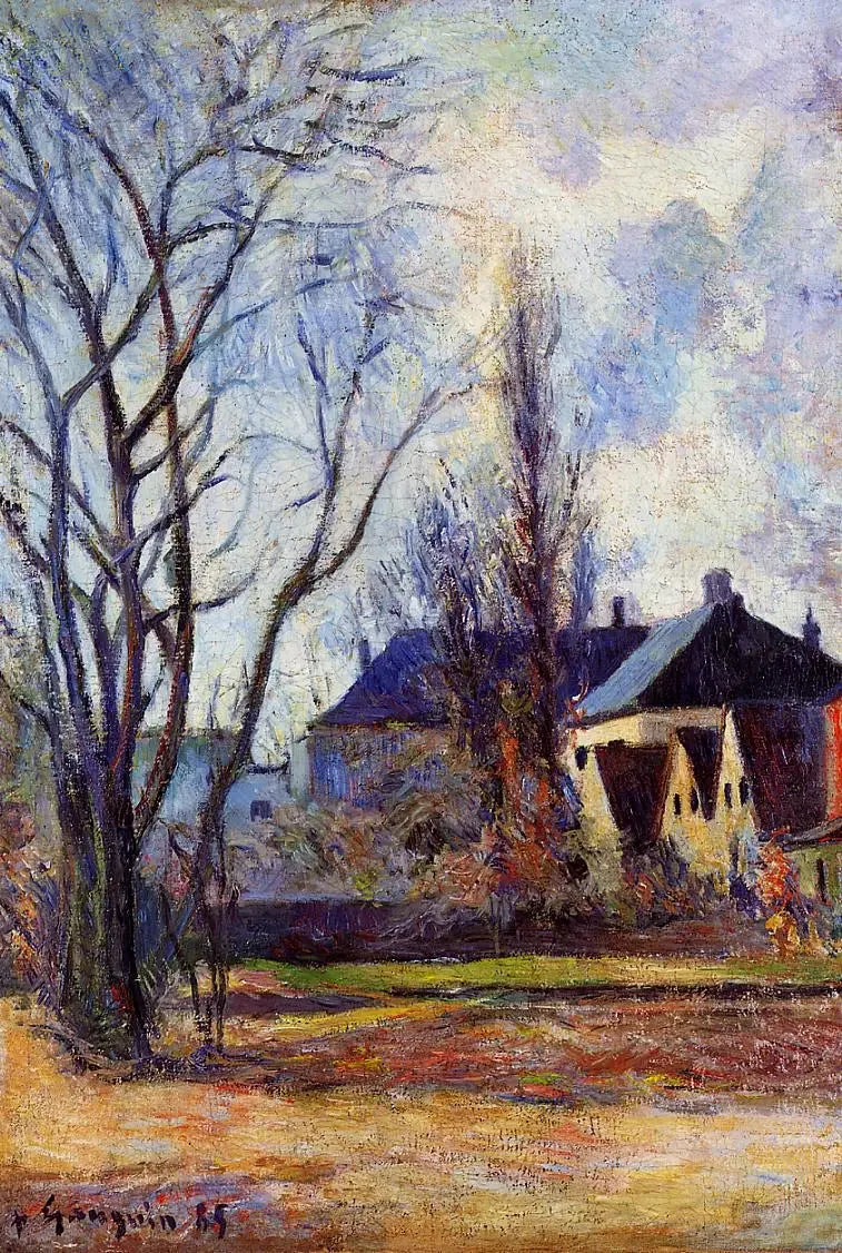 El Fin del invierno en Copenhague - Paul Gauguin