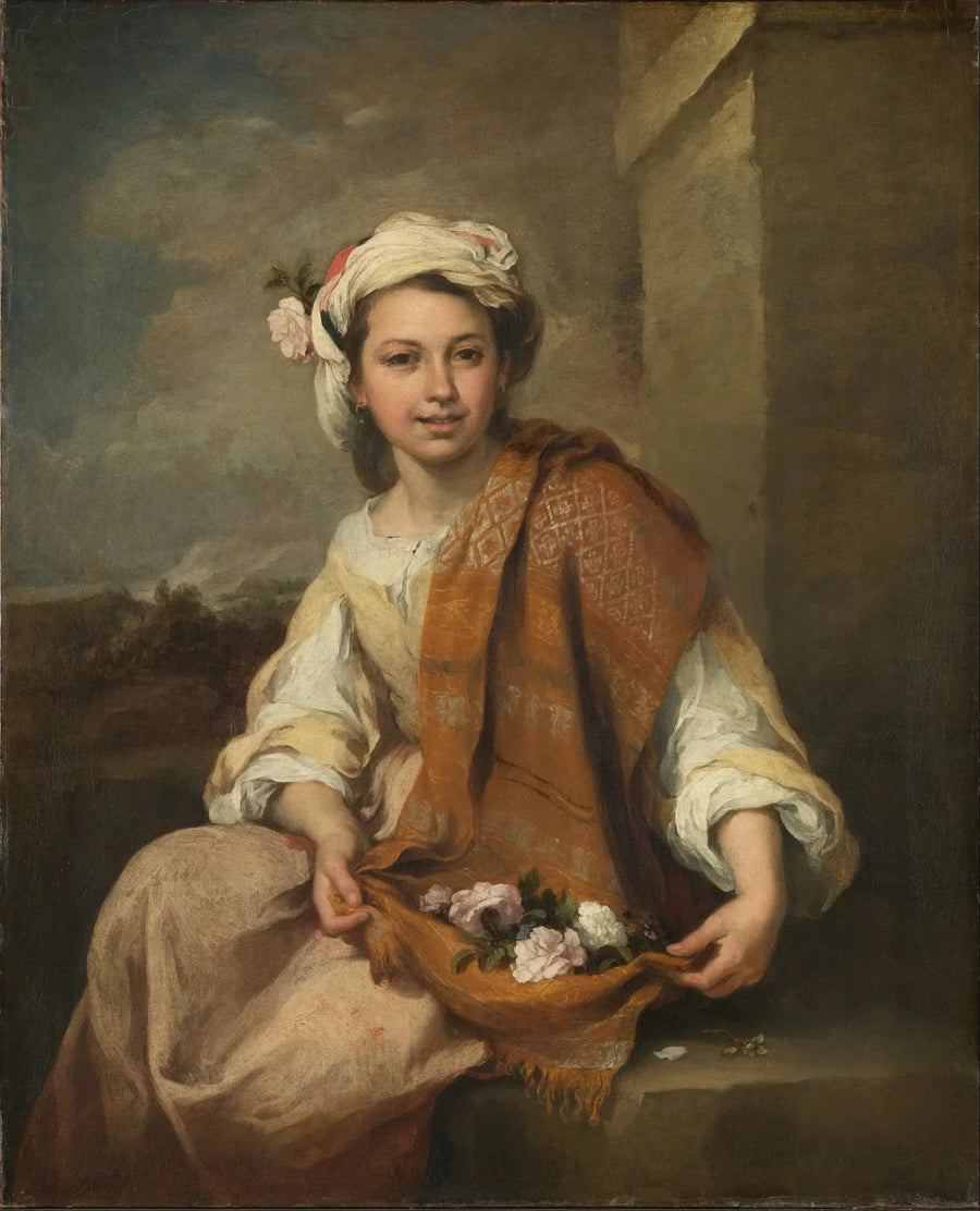 La Florista - Bartolomé Esteban Murillo